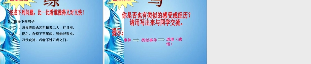 七年级语文下册(老翁捕虎)课件 北师大版 课件