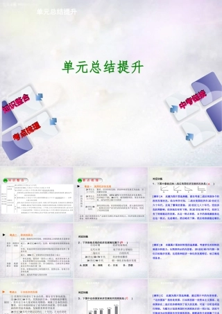 九年级历史下册 第四单元 战后主要资本主义国家的发展变化单元总结提升课件 新人教版 课件