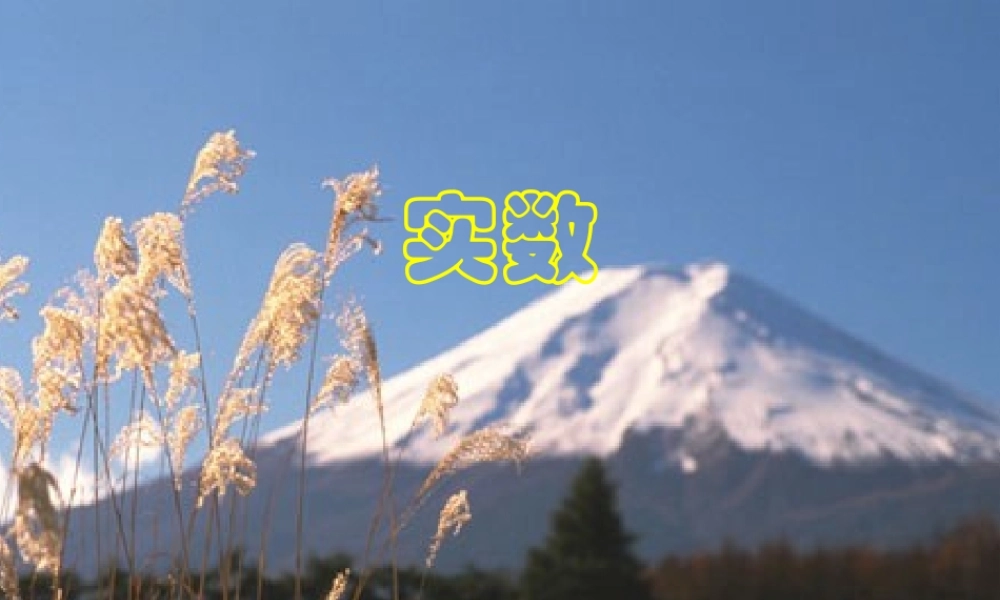 八年级数学实数课件 青岛版 课件