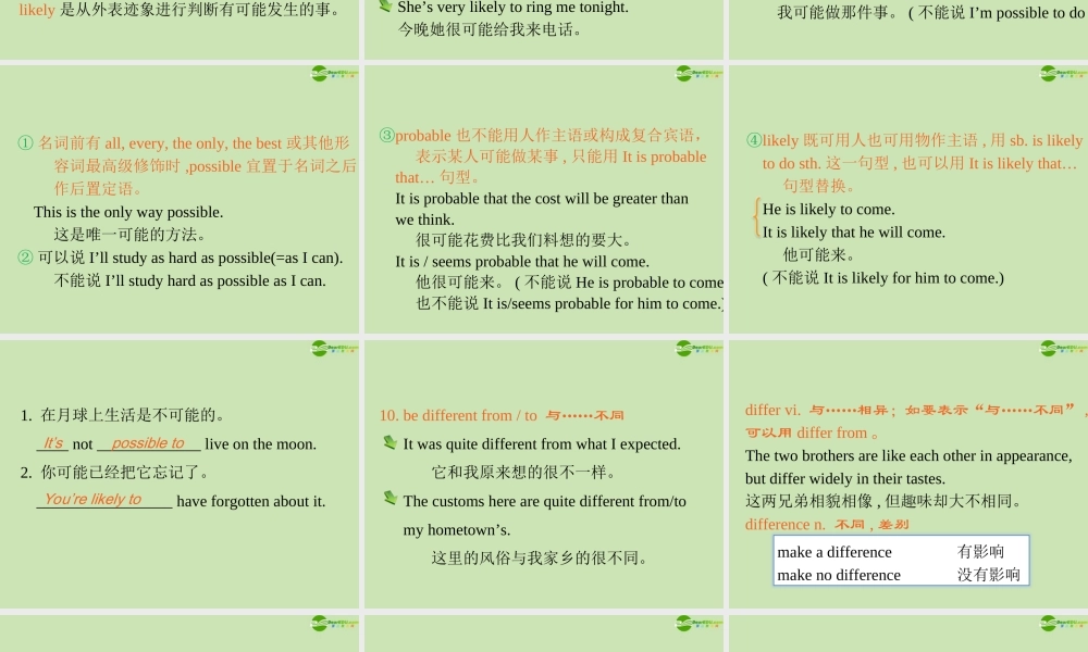 广东省高三英语第一轮总复习 Module4 Unit12 Culture Shock(2)课件 北师大版 新课标 课件