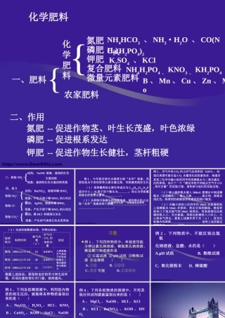 初三化学化学肥料课件示例 课件