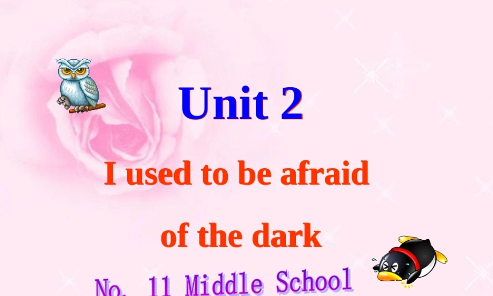 九年级英语Unit2 人教新目标版 课件