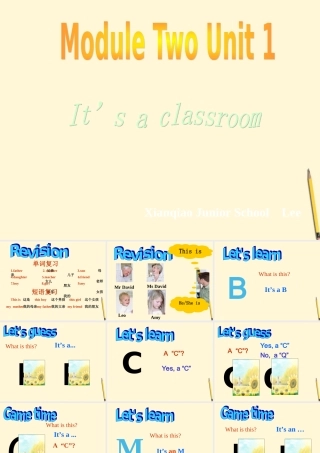 七年级英语上册 Starter Module 2 Unit 1 It s a classroom3课件 外研版 课件