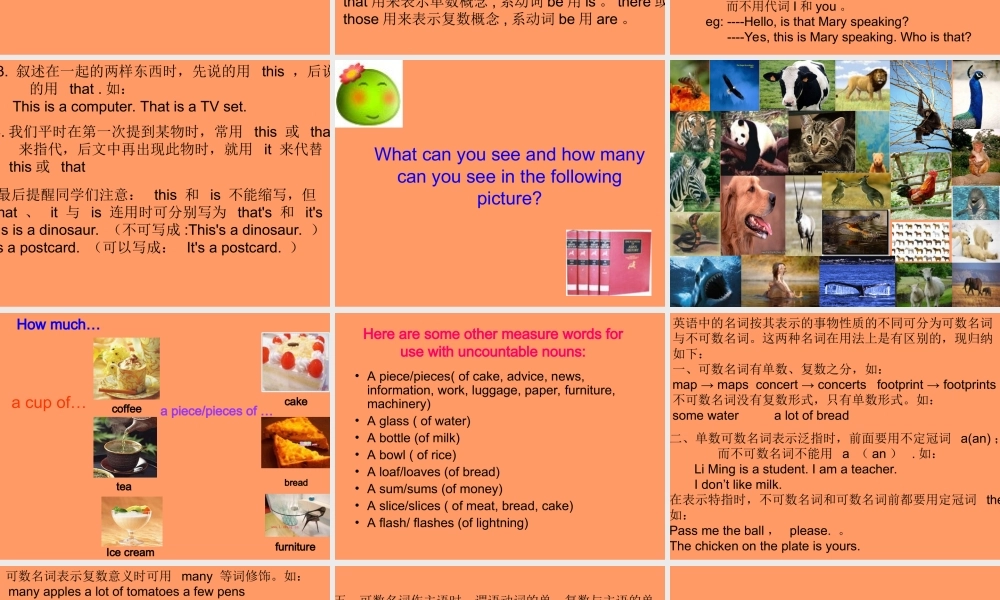 七年级英语上：Unit 5 Encyclopaedias More practice课件上海牛津版 课件