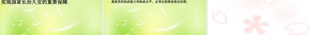 九年级政治全册 361 人民当家作主的法治国家课件 新人教版 课件