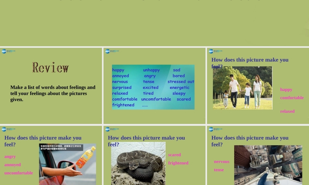 九年级英语全册 Unit 11 Sad movies make me cry Section A课件2 (新版)人教新目标版 课件