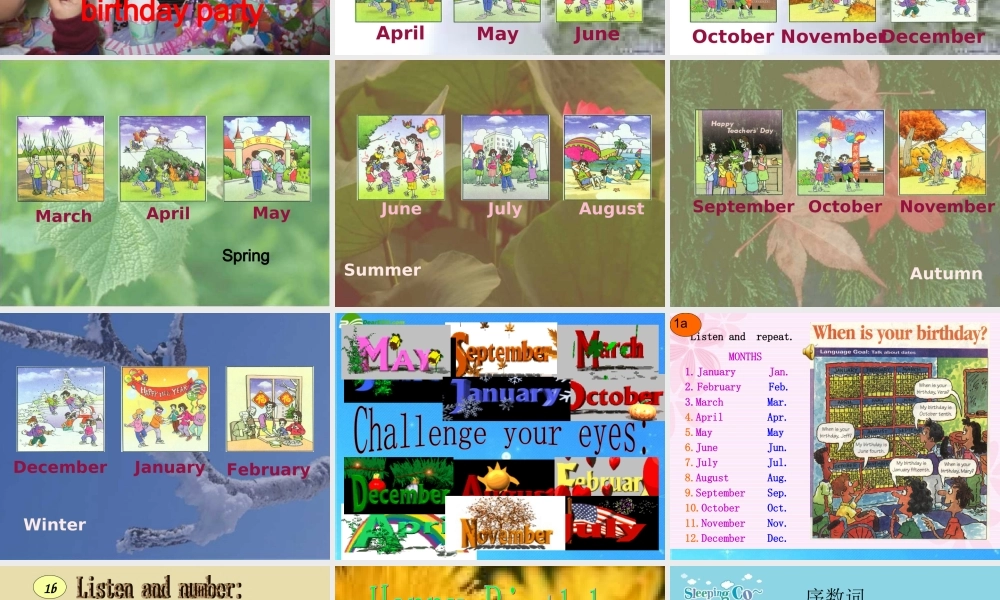 七年级英语上册 Unit8 课件 人教新目标版 课件