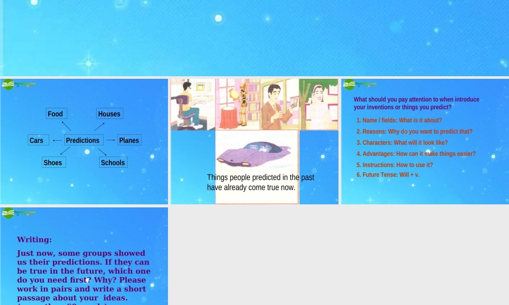 九年级英语 Unit 2 Life in the future任务型课件 北师大版 课件