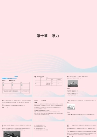 八年级物理下册 第十章 第3节 物体的浮沉条件及应用课件 (新版)新人教版 课件