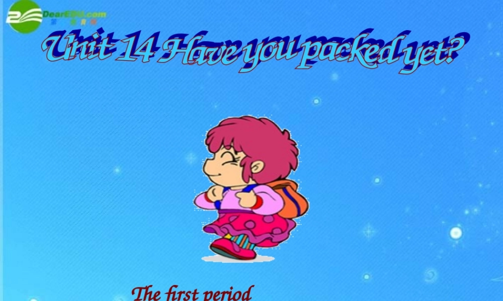 九年级英语 unit14 课件 人教新目标版 课件