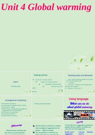 山东省沂水一中高二英语 Unit 4 the fifth period课件(27) 新人教版 课件