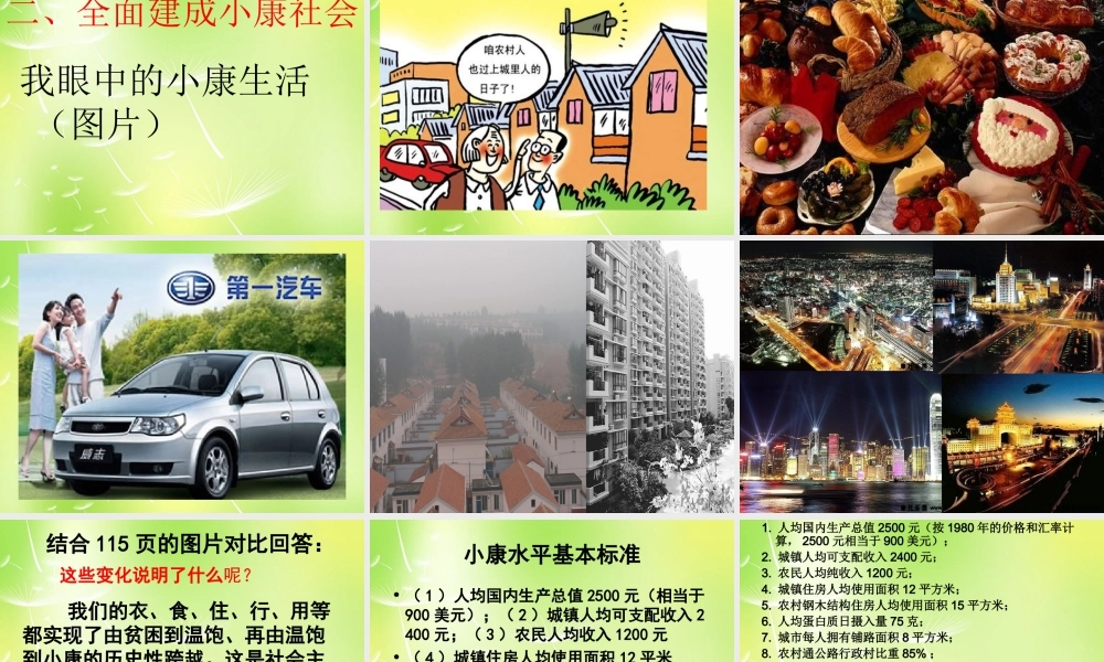 九年级政治全册 9 实现我们的共同理想课件 新人教版 课件