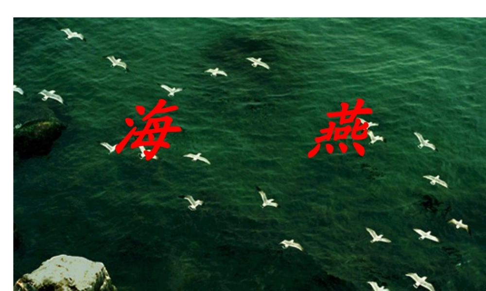 九年级语文海燕 人教版 课件