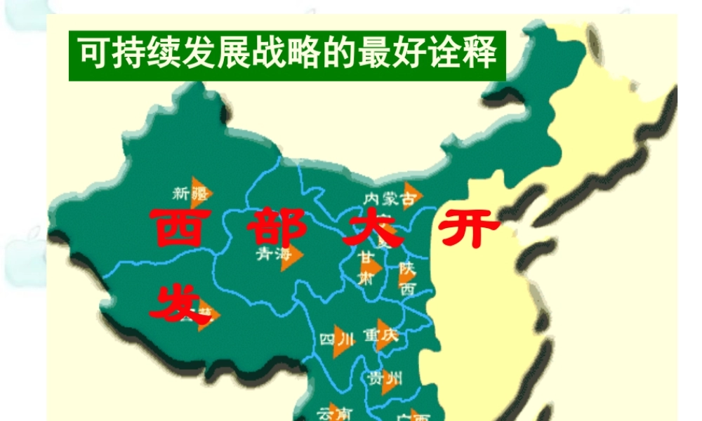 初三政治可持续发展活动课 课件