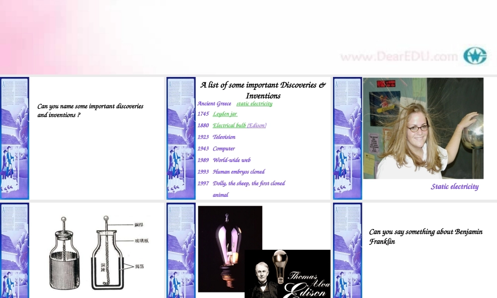 人教版高一英语Unit16 Scientists at work 课件