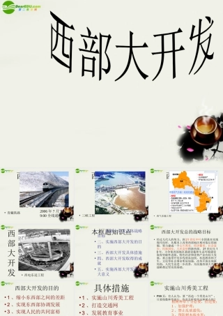 八年级政治下册 第八课西部大开发课件 人民版 课件