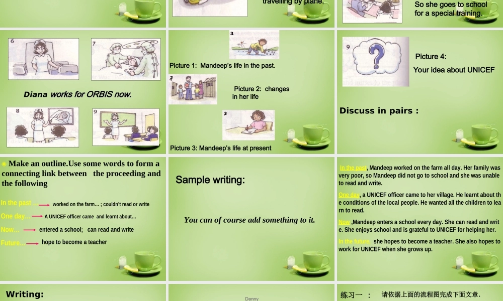 八年级英语下册 Unit 7 International Charities Study skills  task课件 (新版)牛津版 课件