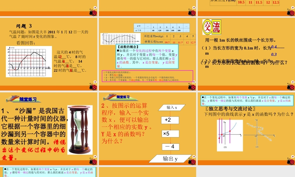 八年级数学 (函数)课件