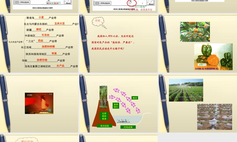 八年级地理上册 第2课 农业的发展课件