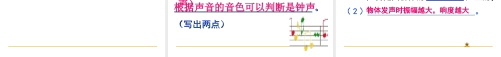 八年级物理 期末复习第一章声现象课件 苏科版 课件