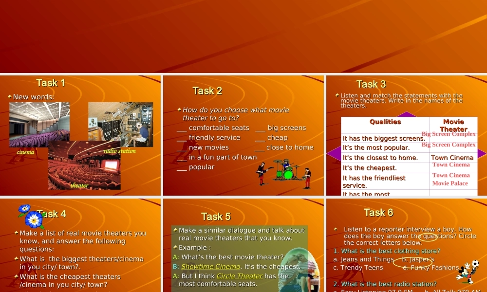 八年级英语 What s the best radio station1课件 人教版 课件