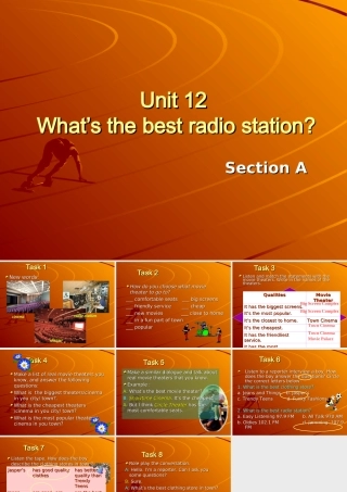 八年级英语 What s the best radio station1课件 人教版 课件