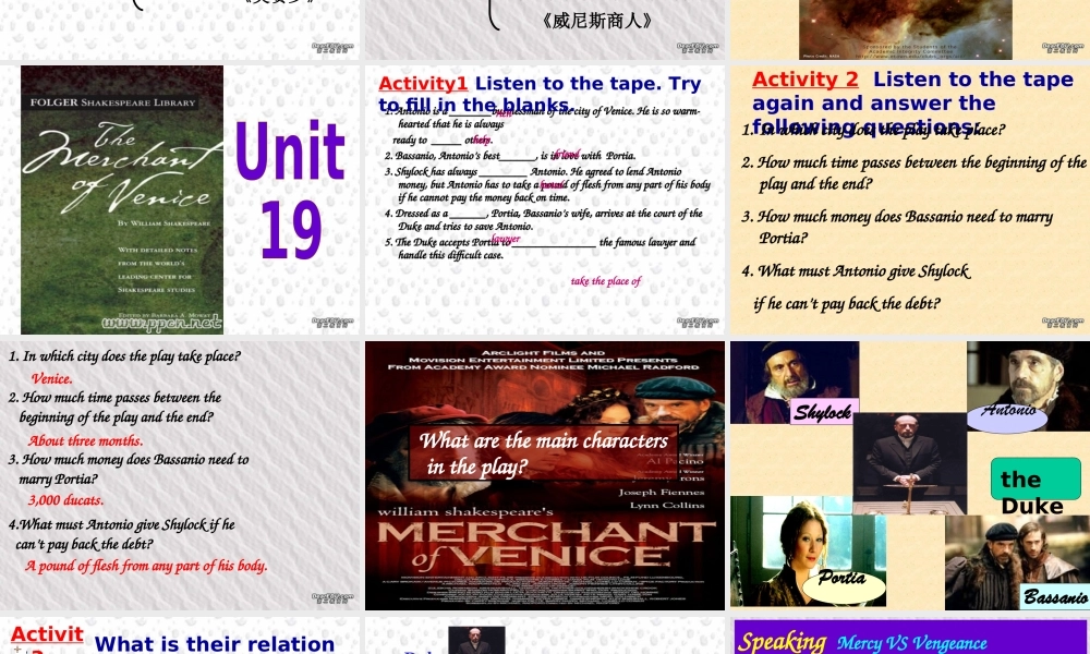 北京地区高二英语Unit19 Listening Speaking课件 新课标 人教版 课件