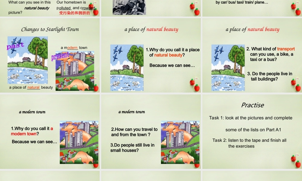 八年级英语下册 Unit 1 Past and Present Integrated skills andspeak up课件 (新版)牛津版 课件