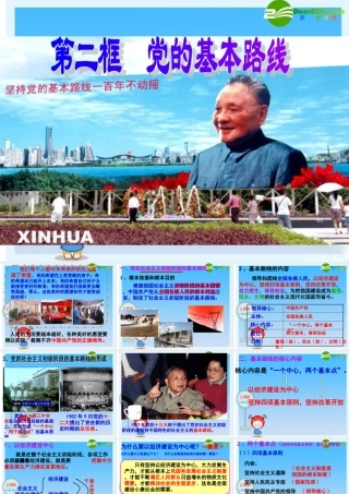 九年级政治 第三课第二框(党的基本路线)课件 人教新课标版 课件