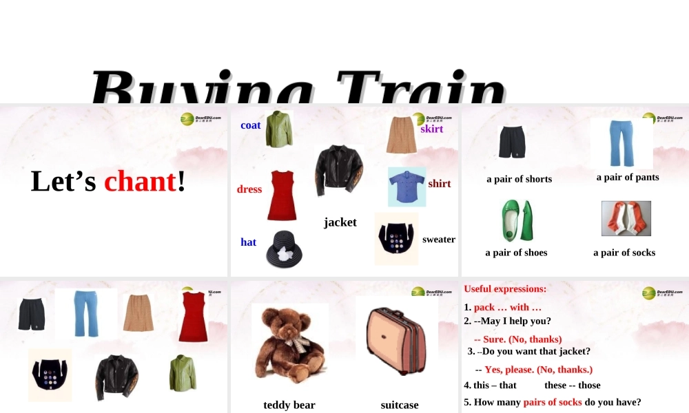 中学七年级英语下册 Lesson 7 Buying Train Tickets课件 冀教版 课件