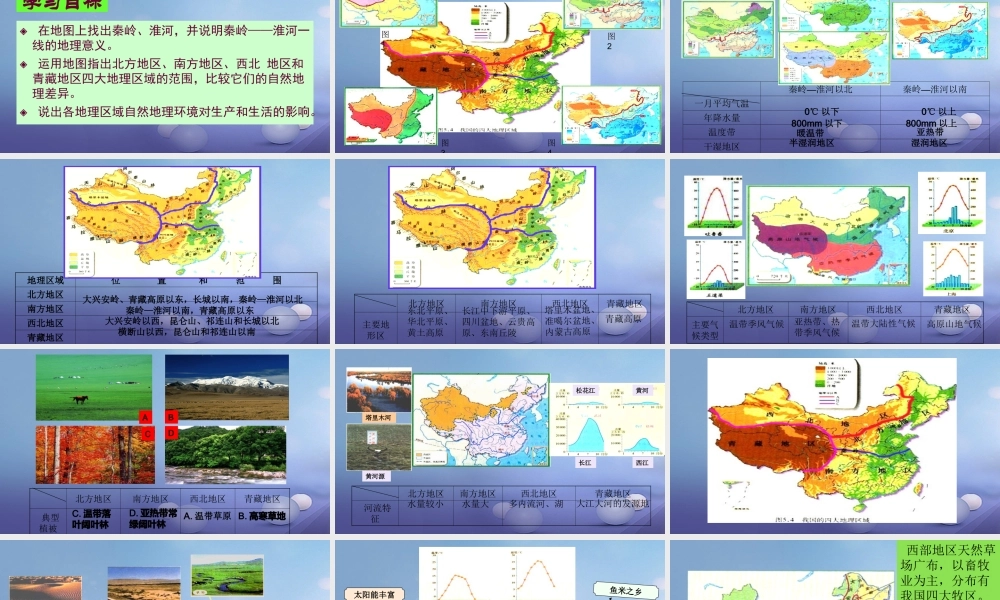 八年级地理下册 第5章 中国的地理差异课件 (新版)新人教版 课件