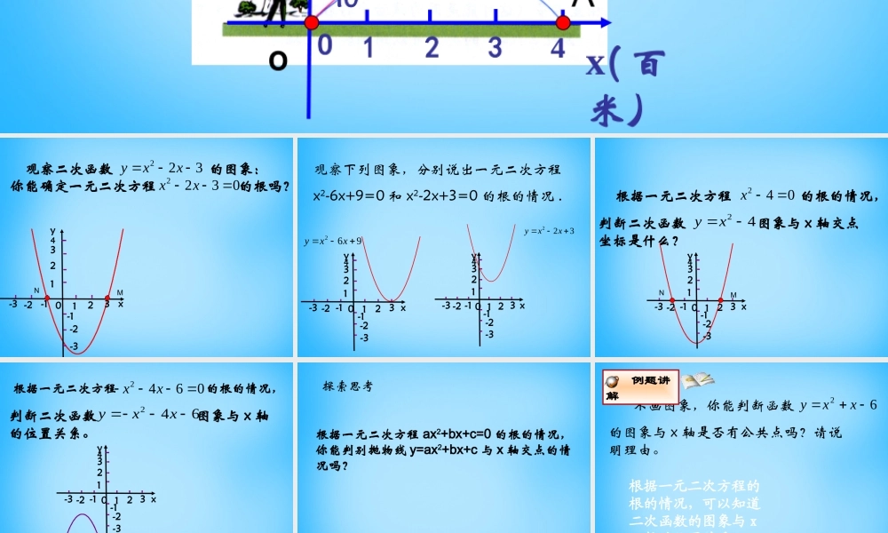 九年级数学下册 53 用待定系数法确定二次函数表达式课件 (新版)苏科版 课件
