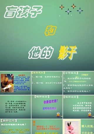 七年级语文上册 第六单元 第29课 盲孩子和他的影子课件 (新版)新人教版 课件
