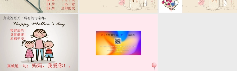 中学主题班会 母亲节 母亲节美术课件