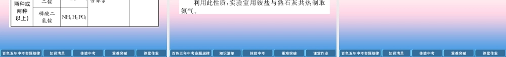 中考化学复习 第1编 教材知识梳理篇 第11单元 盐 化肥(精讲)课件