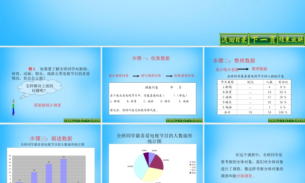 中学七年级数学下册 10.1 统计调查课件 新人教版 课件