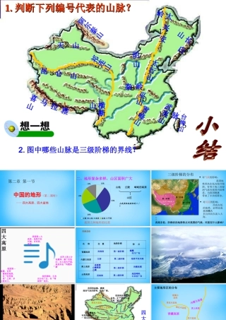 八年级地理上册 第二章 第一节 中国的地形课件2 湘教版 课件