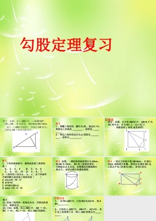 八年级数学上册 第3章 勾股定理课件2 (新版)苏科版 课件