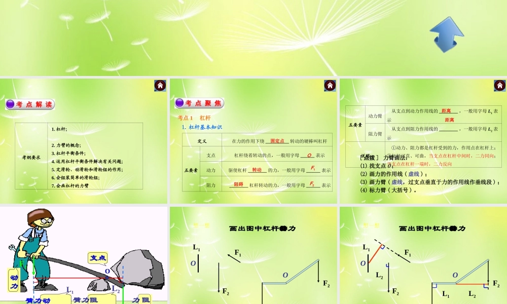 八年级物理下册 简单机械课件 (新版)北师大版 课件