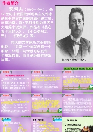 广东省东莞市石碣镇四海之星学校九年级语文下册 第7课(变色龙)课件 新人教版 课件