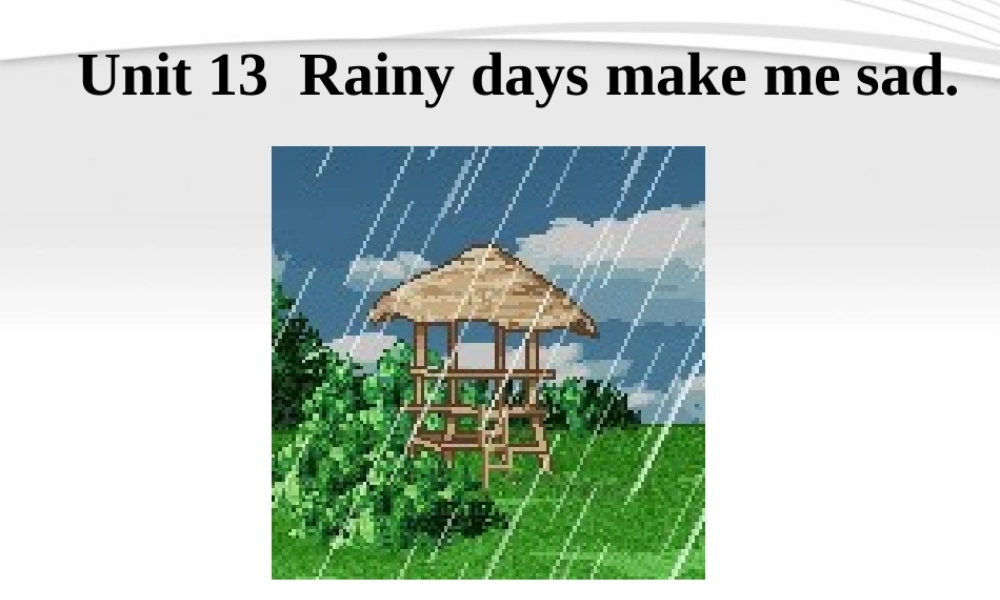 九年级英语 u13SectionA1A--2C1 人教新课标版 课件