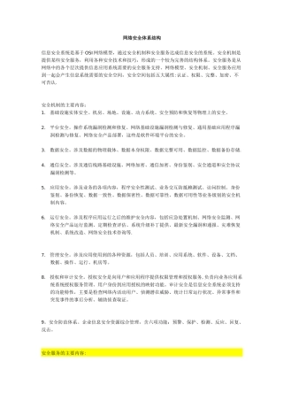 网络安全体系结构