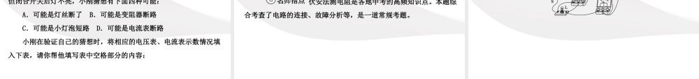 北京市版中考物理一轮复习(含中考真题)第欧姆定律精品课件