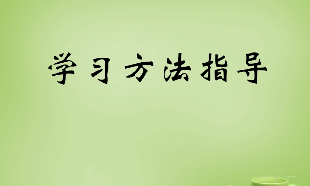 九年级语文学法 第一讲 诗歌欣赏课件 新人教版 课件