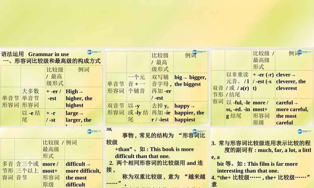 八年级英语上册 第09期课件 牛津深圳版 课件