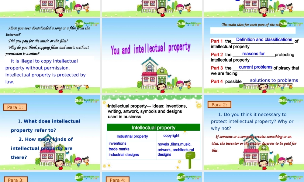 新课标高三英语高考二轮复习：(Unit-4-Task&Project)(课件) 课件