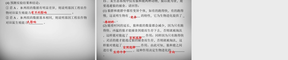 九年级科学下册 14-15周周清课件 浙教版 课件