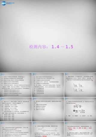 九年级科学下册 14-15周周清课件 浙教版 课件