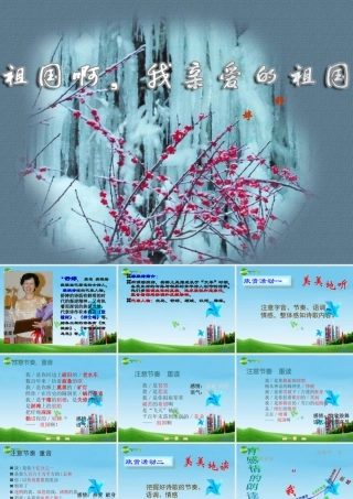 九年级语文下册(祖国啊我亲爱的祖国)优秀课件(40页) 人教新课标版 课件