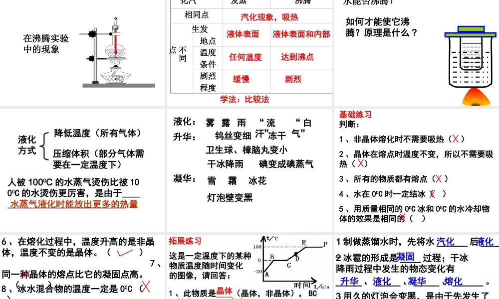 八年级物理上册 热力学 ppt 课件